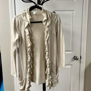 Garnet Hill girls XL cardigan sweater